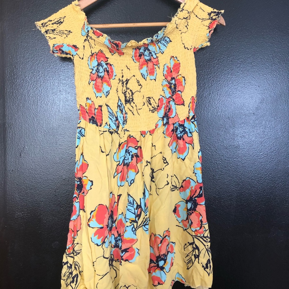 Summer yellow dress